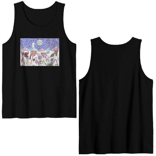 The Nutcracker Christmas Candy Land Double Sided Tank Tops