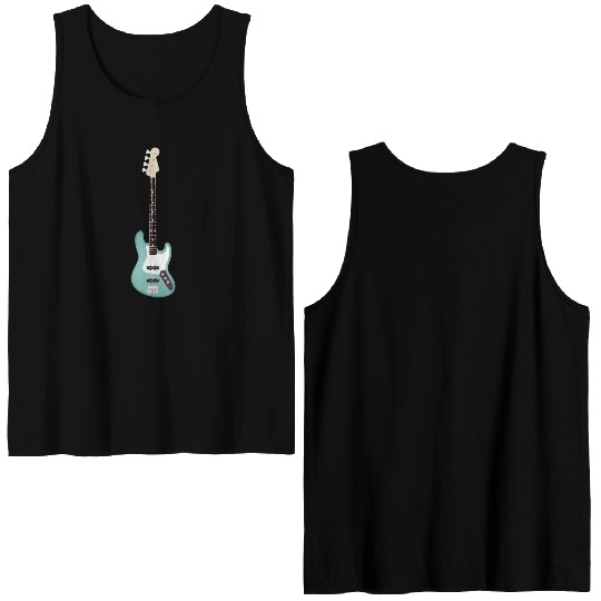 Seafoam Green Bass Double Sided Tank Tops