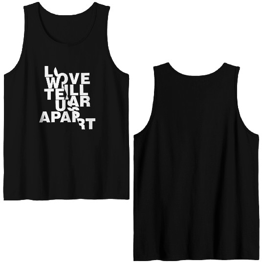 Love Will Tear Us Apart Double Sided Tank Tops