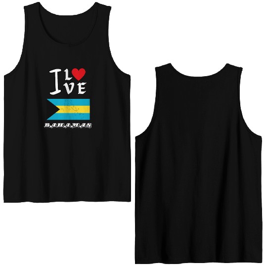 I Love Bahamas Double Sided Tank Tops