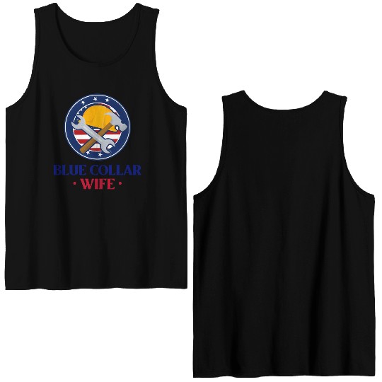 Blue Collar Wife Double Sided Tank Tops