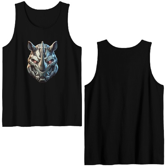 Rhinoceros mech Double Sided Tank Tops
