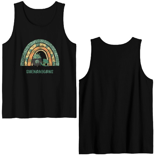 Let The Shenanigans Begin Double Sided Tank Tops