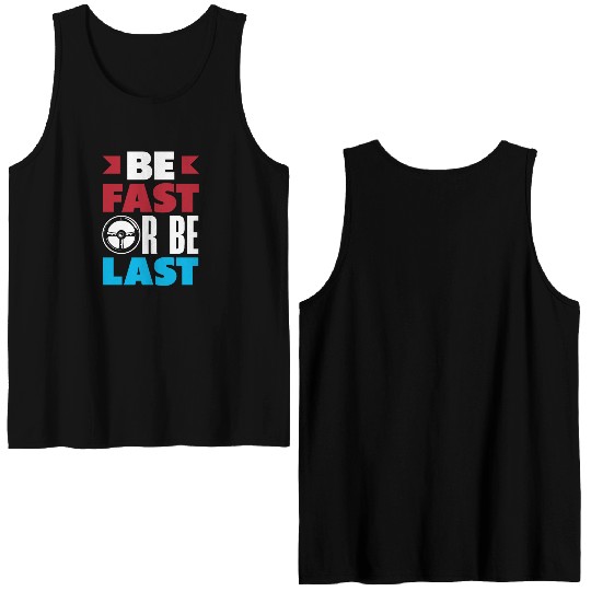 Funny Drag Race Drag Racing Gift Double Sided Tank Tops