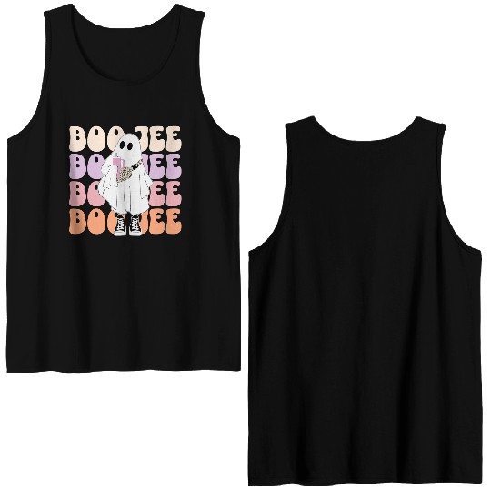 Boojee Halloween Ghost Double Sided Tank Tops