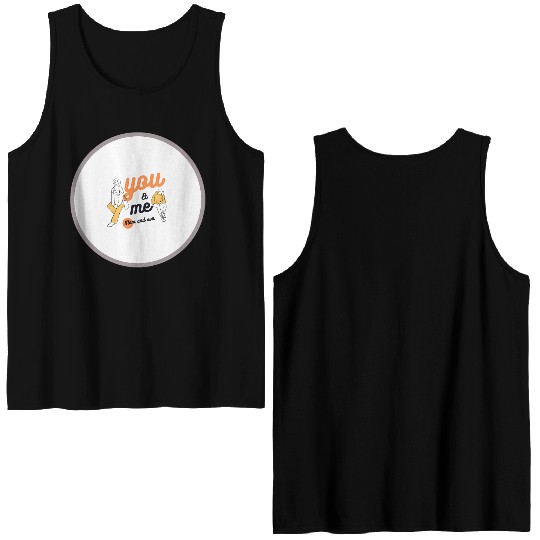 Mom and son Double Sided Tank Tops