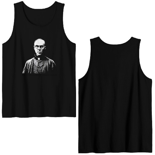 Saint Maximilian Maria Kolbe Double Sided Tank Tops