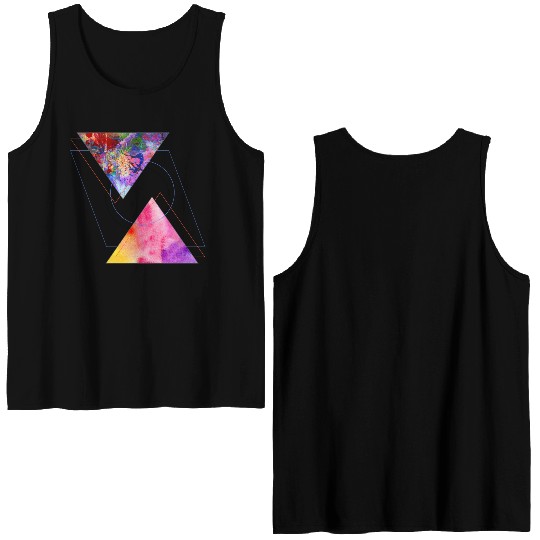 Geometric Art Double Sided Tank Tops