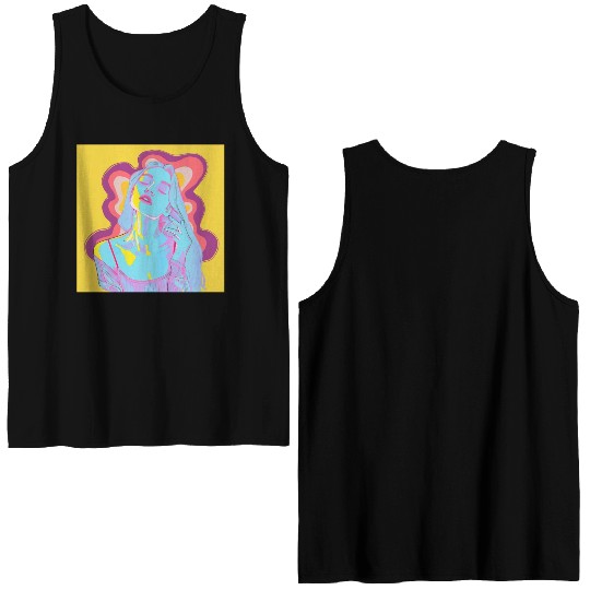 The sun queen Double Sided Tank Tops