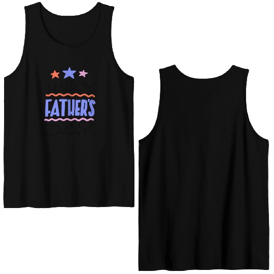 Father's day Double Sided Tank Tops
