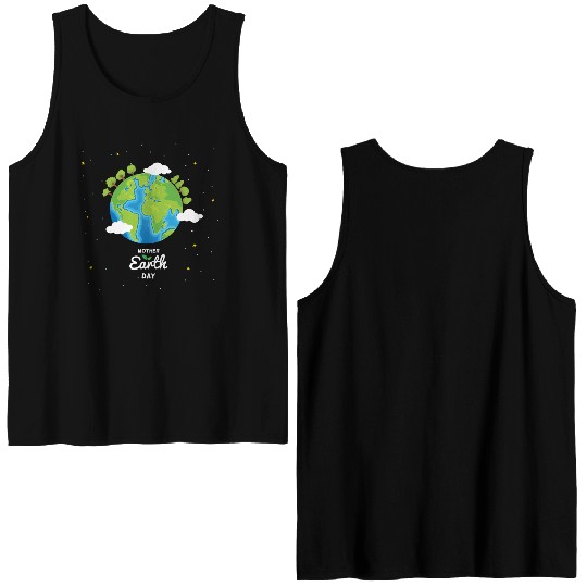 Earth day Double Sided Tank Tops