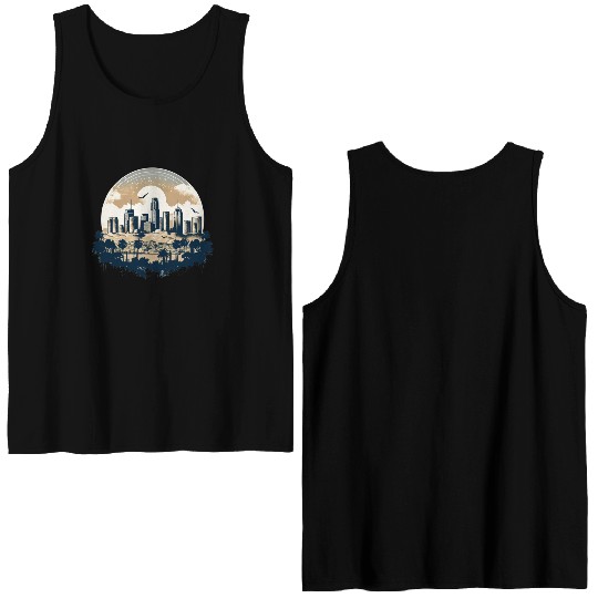 Los Angeles - City of Angels Double Sided Tank Tops