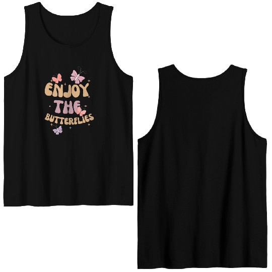 Enjoy The Butterflies Double Sided Tank Tops