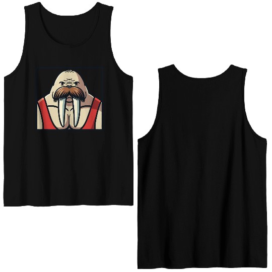 Walrus Wrestler Double Sided Tank Tops