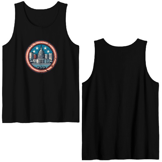 Washington DC Double Sided Tank Tops
