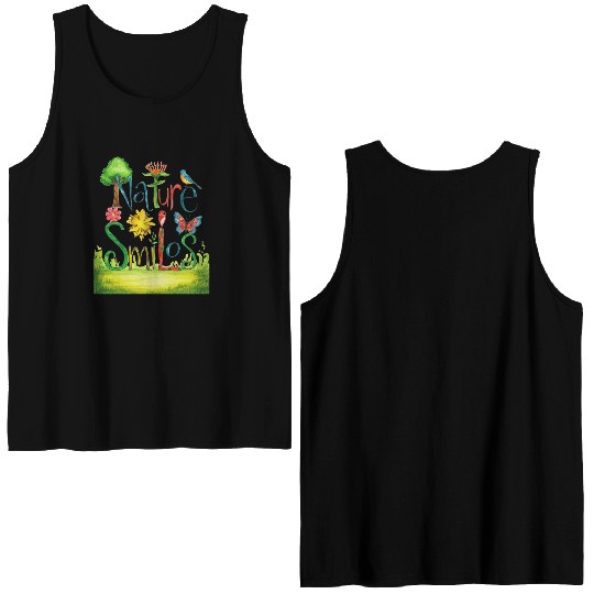 Nature Smiles - Spring Season Double Sided Tank Tops