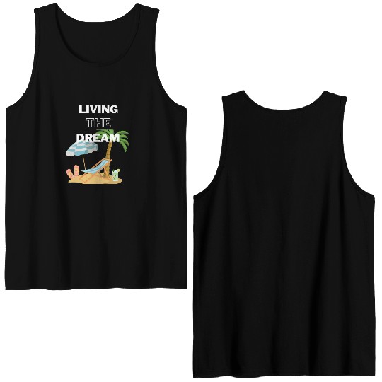 Living the Dream Double Sided Tank Tops