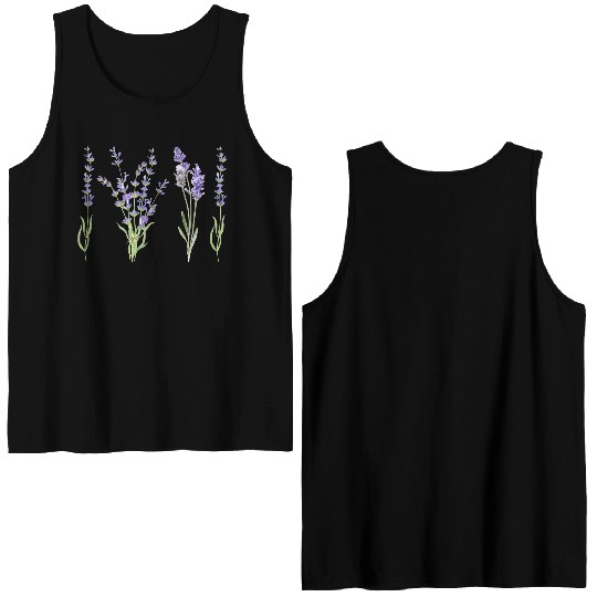 lilac beauty Double Sided Tank Tops