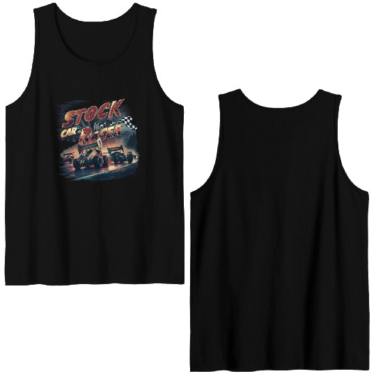STOCK CAR RACER Double Sided Tank Tops
