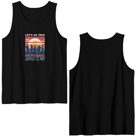 4th Of July Baseball Coach Do This Boys Double Sided Tank Tops