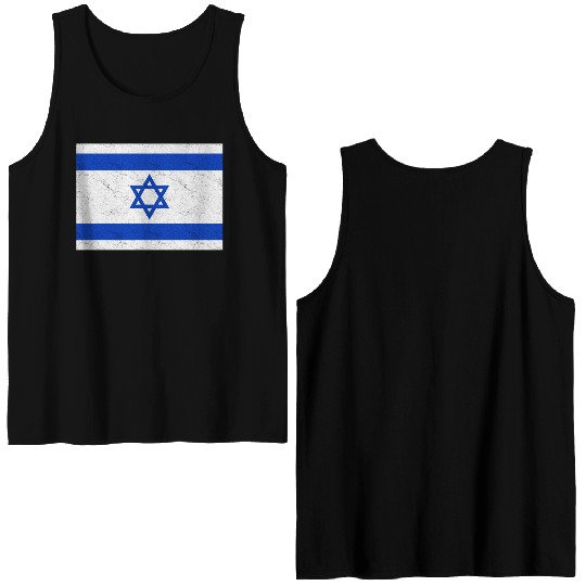 Israel Flag Double Sided Tank Tops