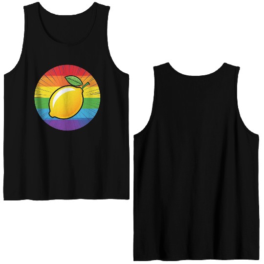 LGBTQ Lemon Double Sided Tank Tops
