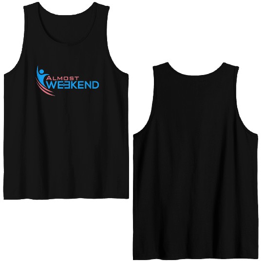 ALMOST WEEKEND Double Sided Tank Tops