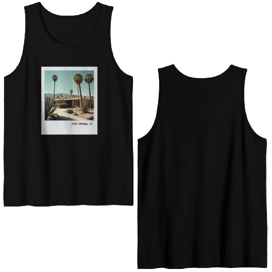 Mono Enterprises "Travels" Palm Springs #1 Double Sided Tank Tops