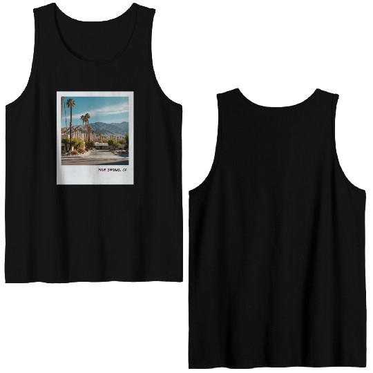Mono Enterprises "Travels" Palm Springs #3 Double Sided Tank Tops