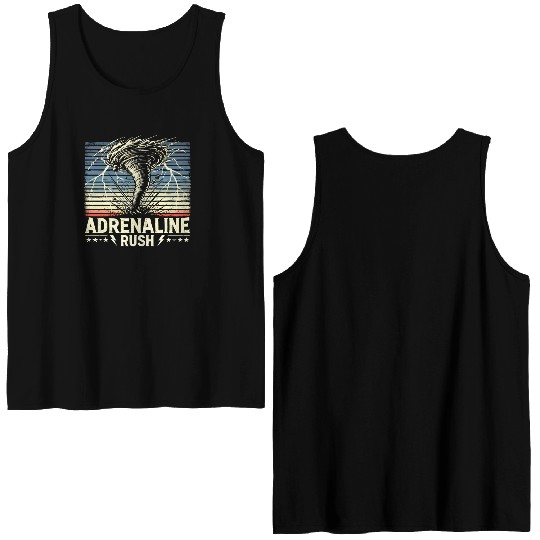 Tornado Chasing Adventures: Embrace Nature's Fury Double Sided Tank Tops
