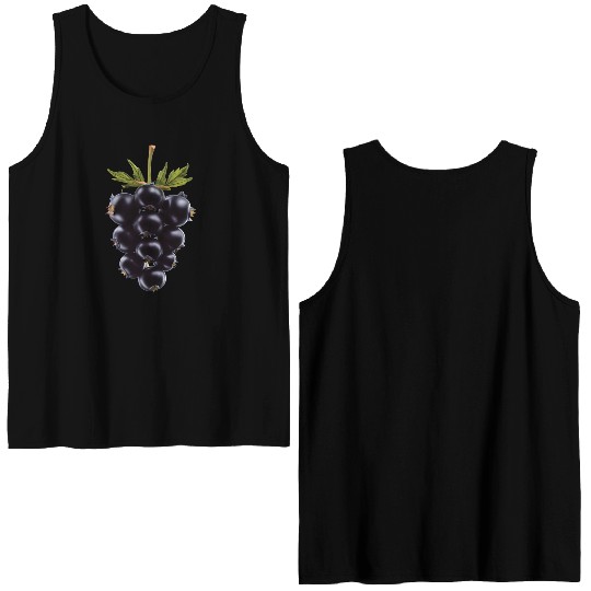 Blackberry Realistic Double Sided Tank Tops