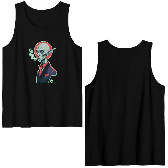 NOSFERATU WEED Double Sided Tank Tops