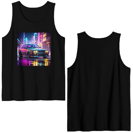 gta 5 drift car cyberpunk Double Sided Tank Tops