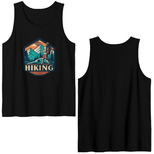 Outdoor Creative Mountain Hiking Lover Double Sided Tank Tops