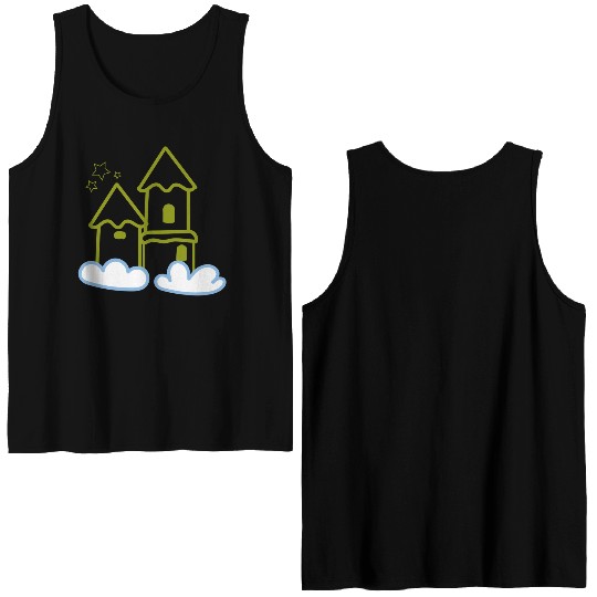Castle Dream of a Newborn Baby Double Sided Tank Tops