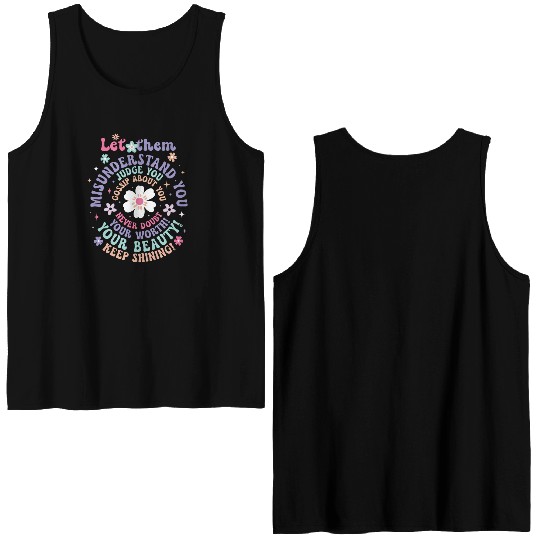Let Them, Back To School Double Sided Tank Tops,
