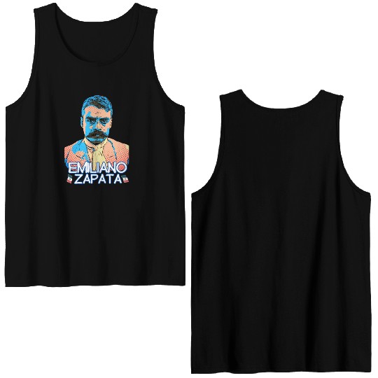 Emiliano Zapata Double Sided Tank Tops