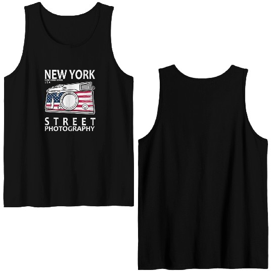 New York Street Photography Double Sided Tank Tops