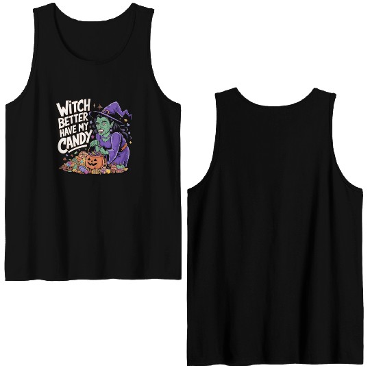 witch better have my candy 2 Double Sided Tank Tops