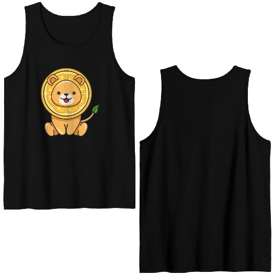 Lion Lemon Design for Lions Lovers Double Sided Tank Tops