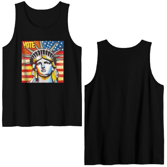 Vote 2024 Election Double Sided Tank Tops 0002