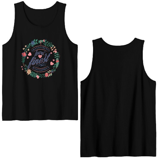 Happy Grandparents day Double Sided Tank Tops