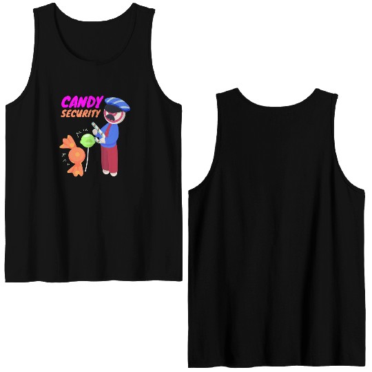 Candy Security Fruit Gum Candy Candy Double Sided Tank Tops