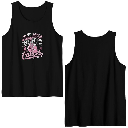 My Daughter-In-Law Beat Cancer Breast Cancer Double Sided Tank Tops