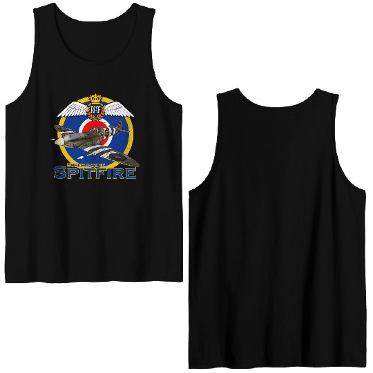 Supermarine Spitfire Double Sided Tank Tops