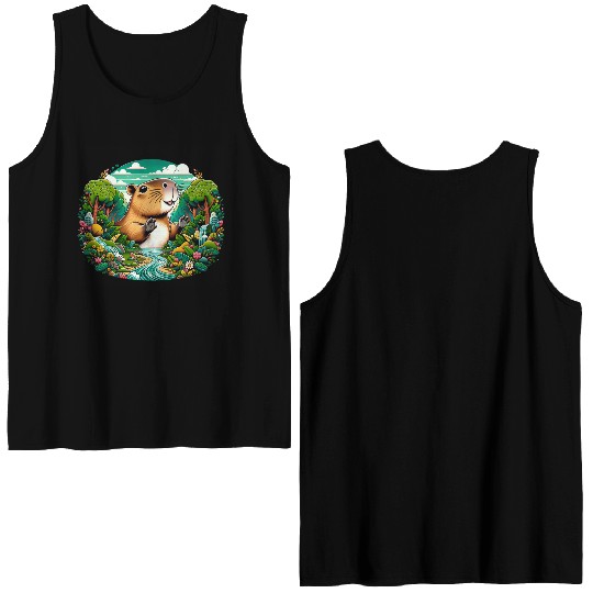 Forest Friend Double Sided Tank Tops