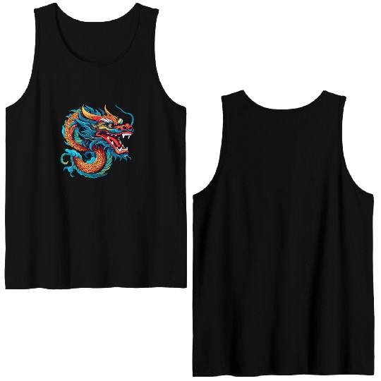 Dragon Double Sided Tank Tops