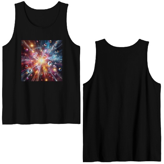 Champagne Supernova Double Sided Tank Tops