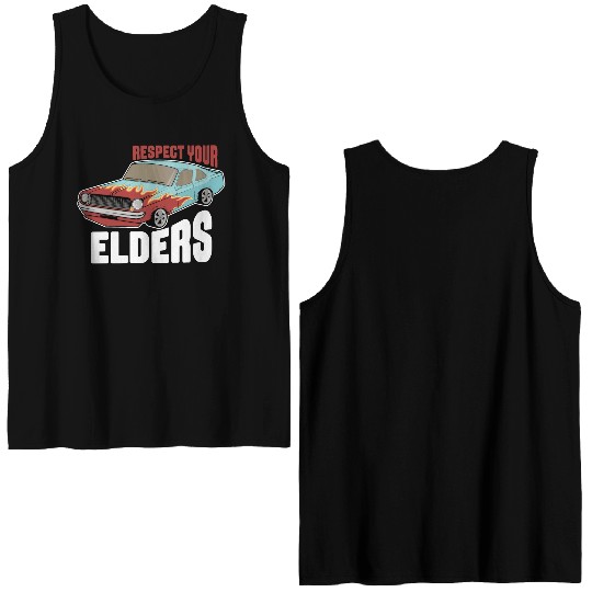 Funny Car Guy 2 Double Sided Tank Tops