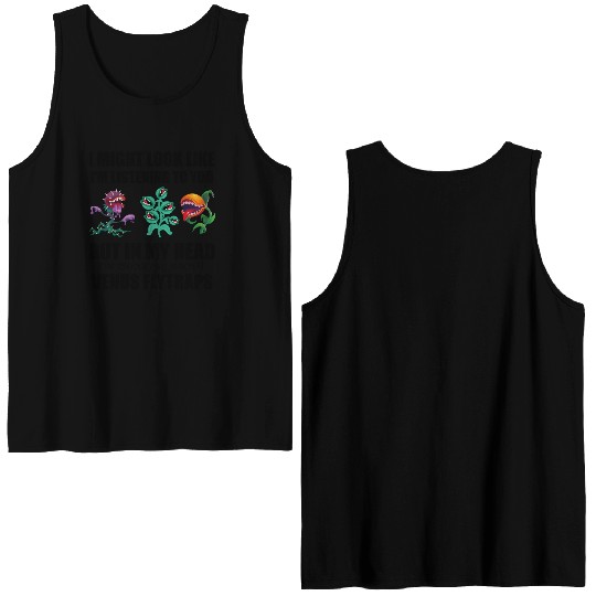 Venus flytrap lover's life! Double Sided Tank Tops
